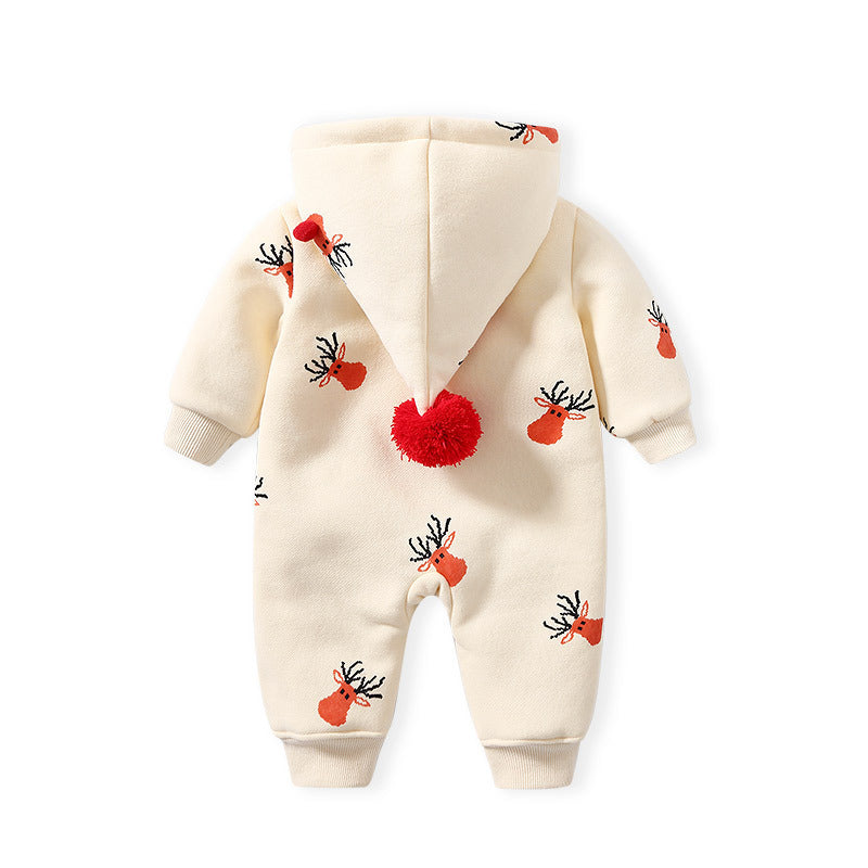 Khaki Padded Warm Baby Clothes Baby