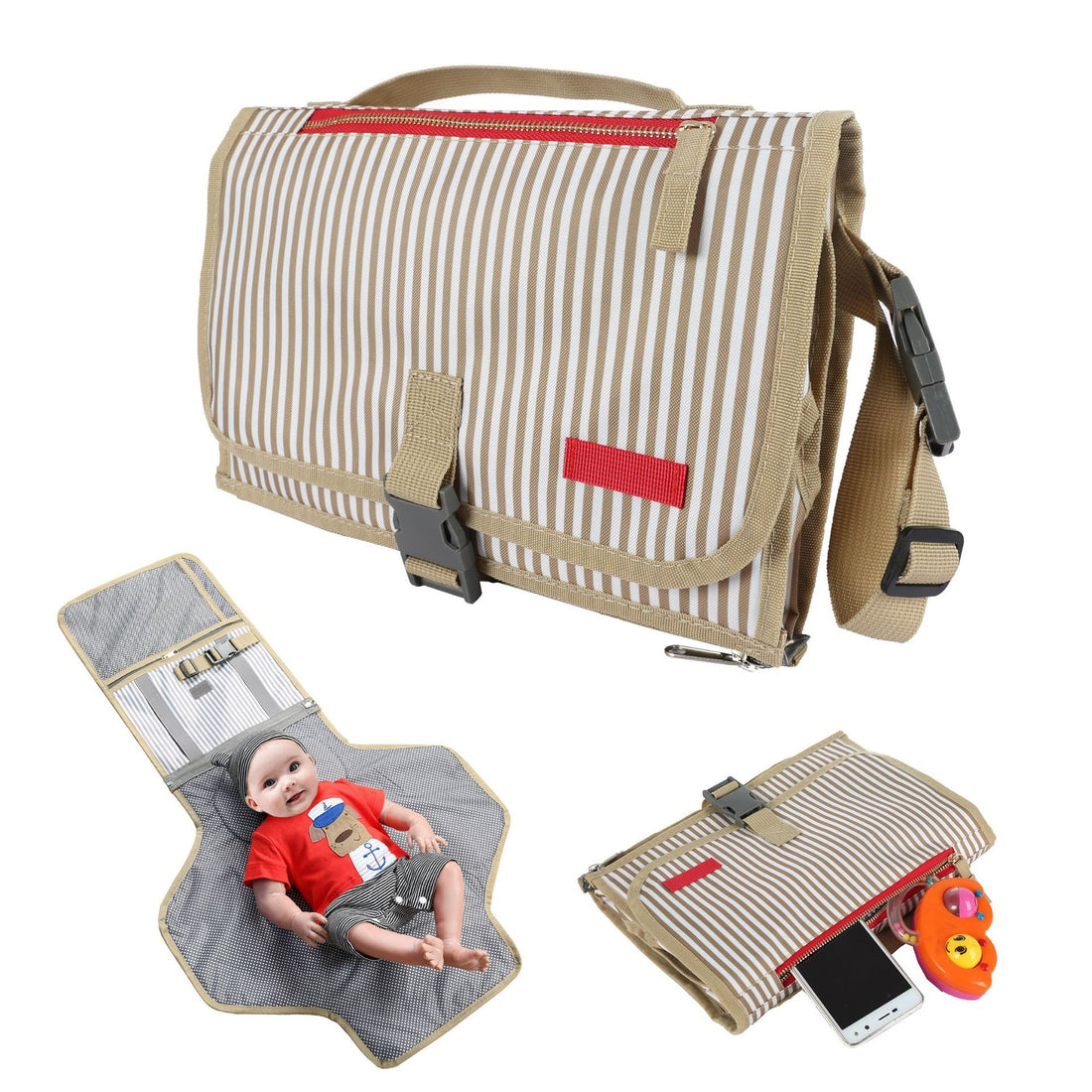 Baby out convenient diaper bag