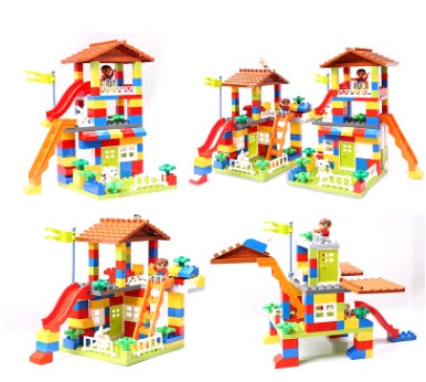 Children's puzzle building blocks, boys and girls