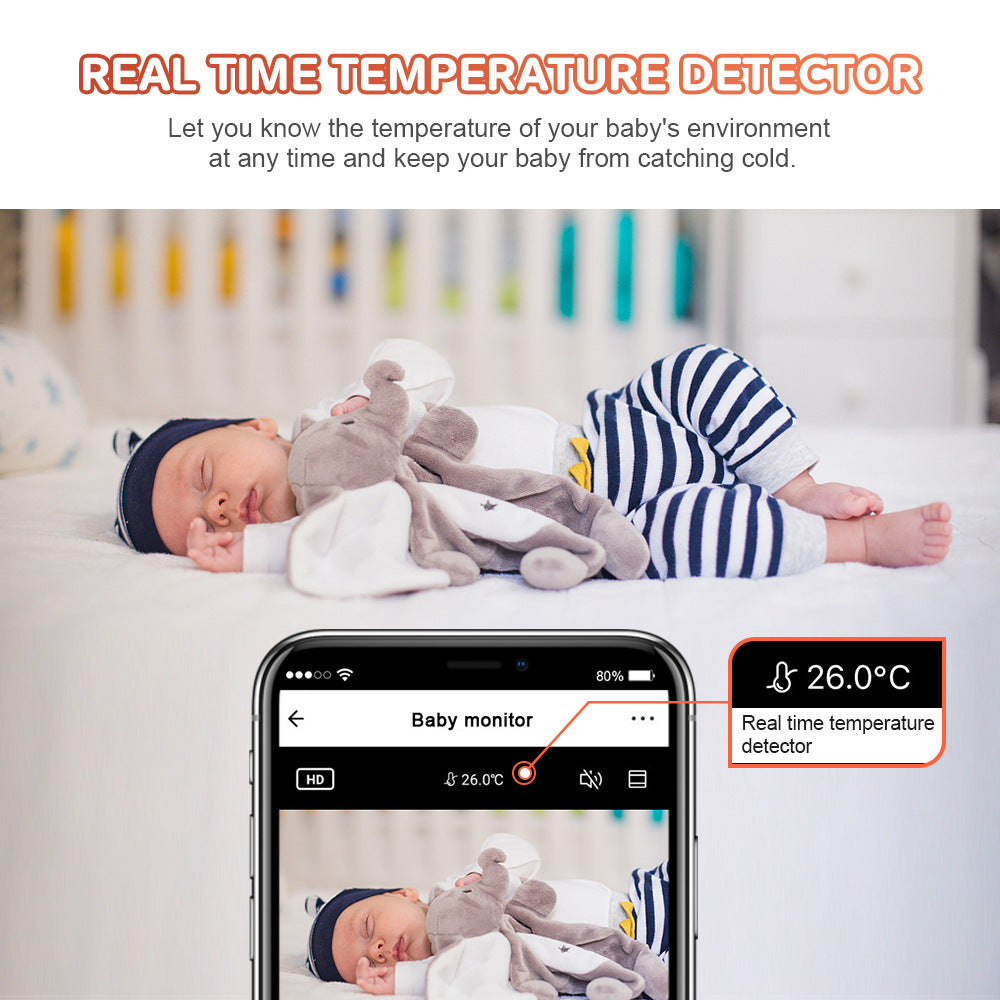Baby Care Home Graffiti Shaking Head Camera