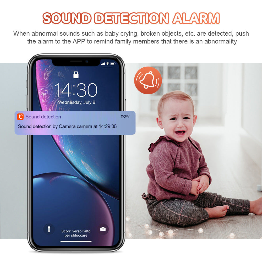 Baby Care Home Graffiti Shaking Head Camera