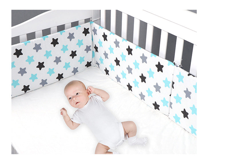 Baby Bed Thicken Bumper One-piece Crib