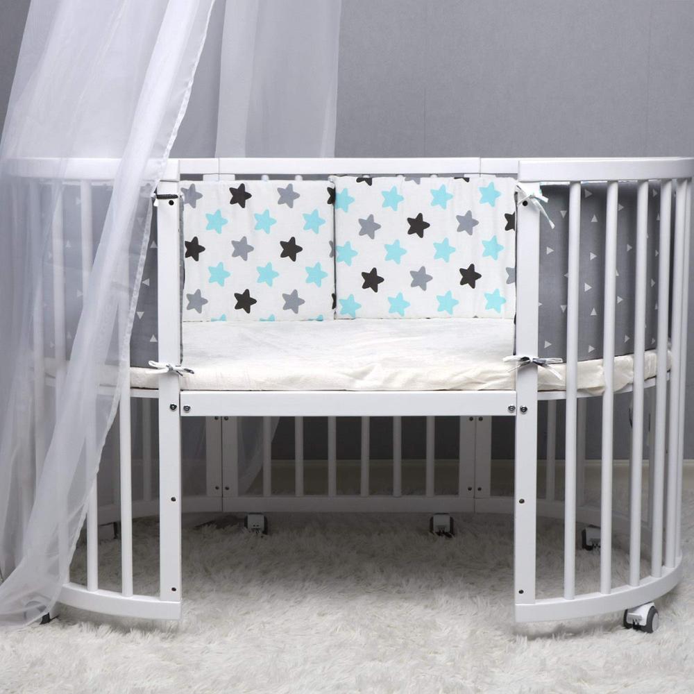 Baby Bed Thicken Bumper One-piece Crib