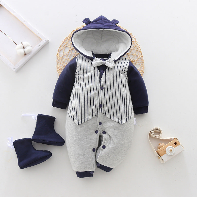 Baby onesies winter thickening