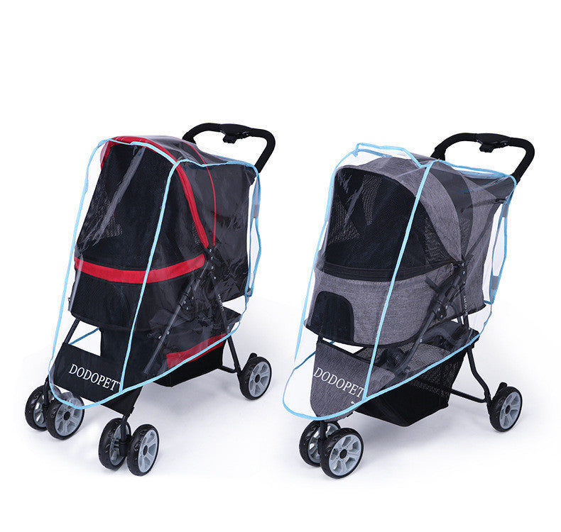 Pet Stroller Rain Cover Baby Stroller Raincoat