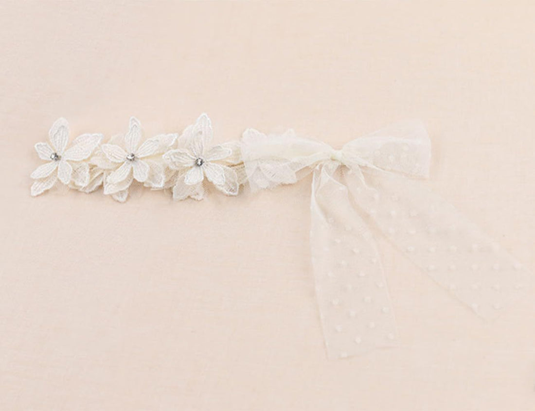 Baby Girls Cute Bow-knot Headband Soft Lace