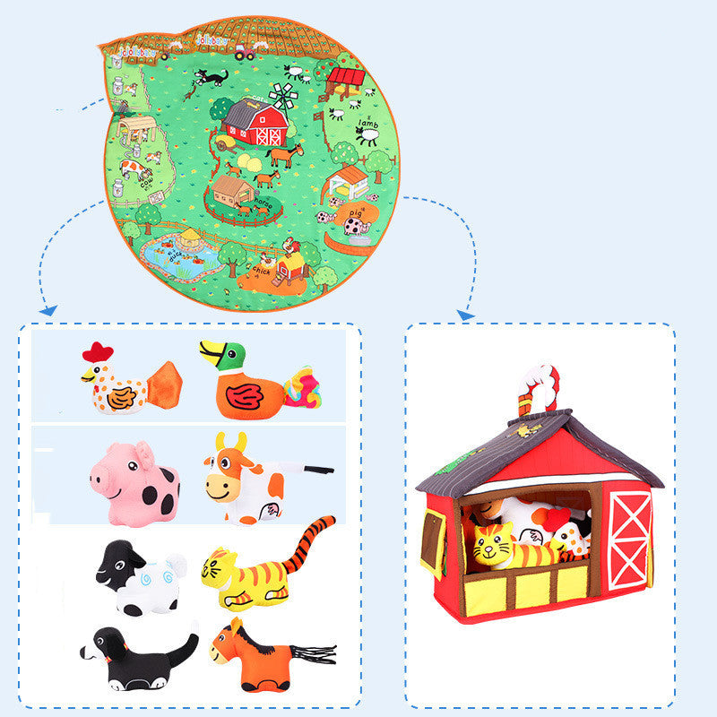 Baby Baby Play Blanket Early Education Animal