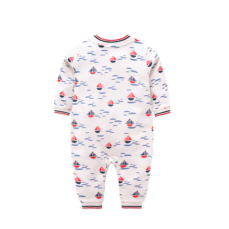 New winter baby clothes warm one-piece