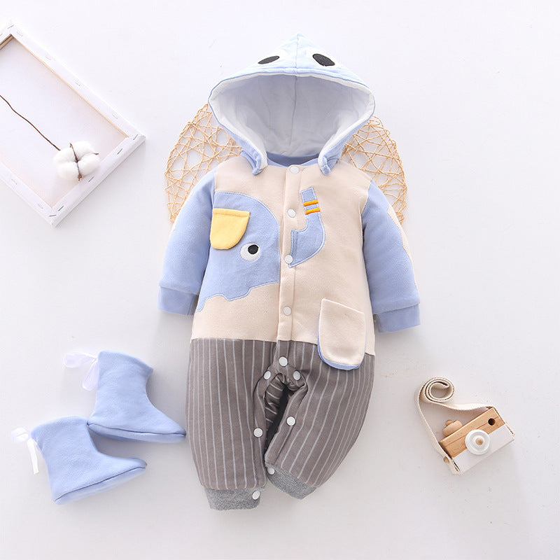 Baby onesies winter thickening