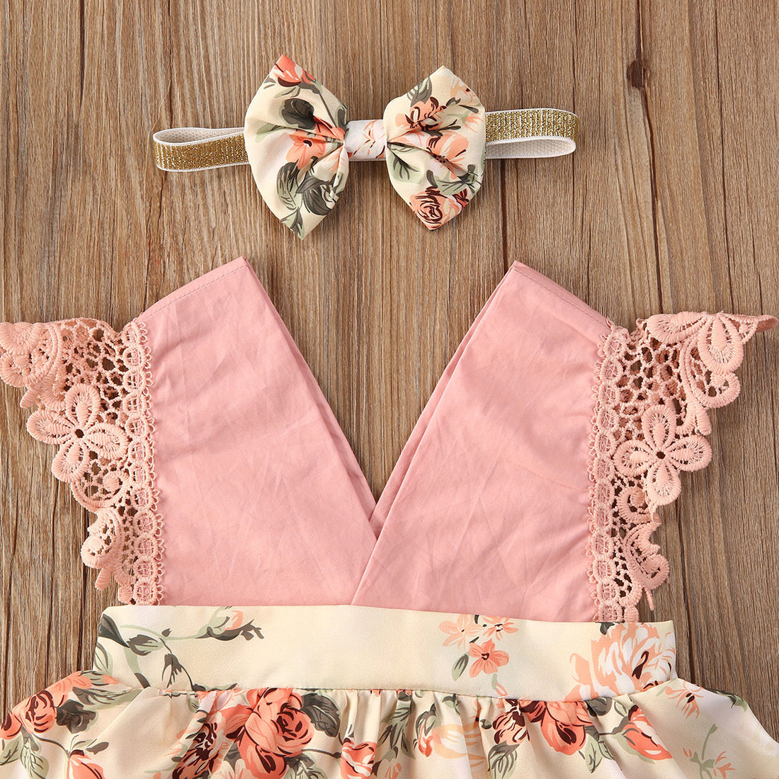 Girl Princess Clothes Baby Romper Girls Floral