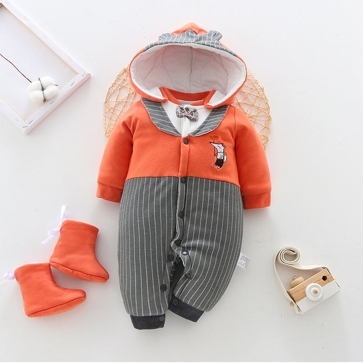 Baby onesies winter thickening