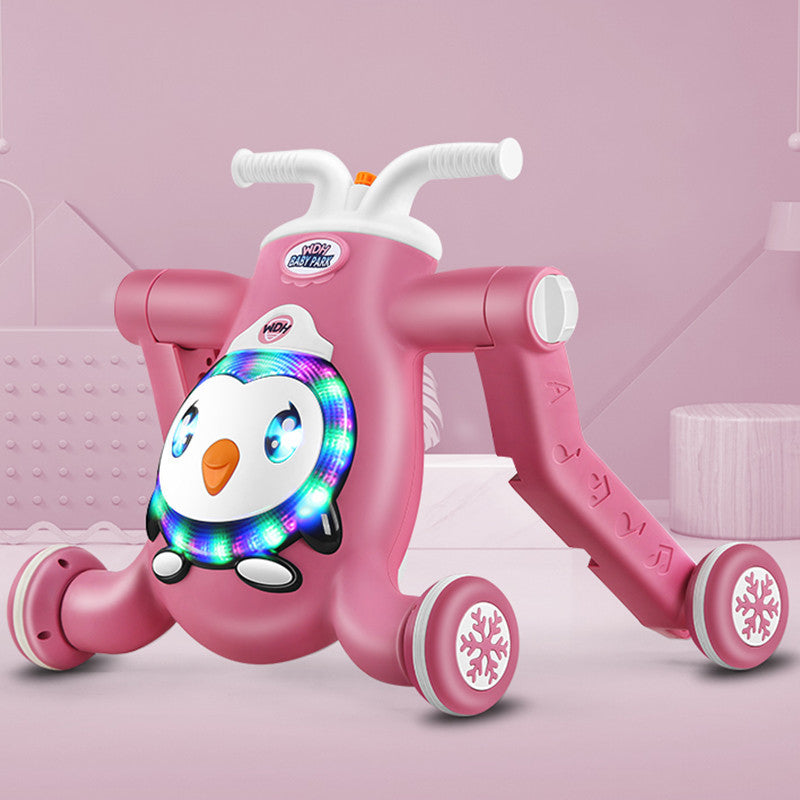 Anti-rollover anti-o-leg toy car