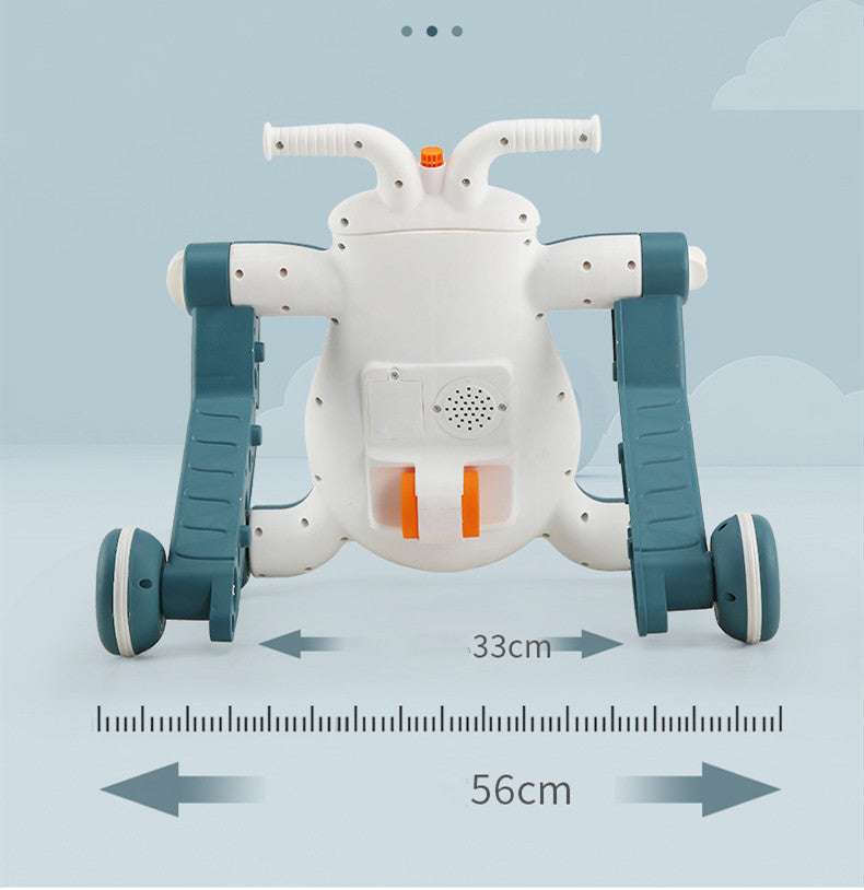 Anti-rollover anti-o-leg toy car