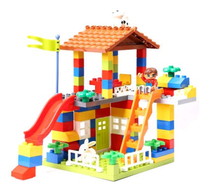 Children's puzzle building blocks, boys and girls