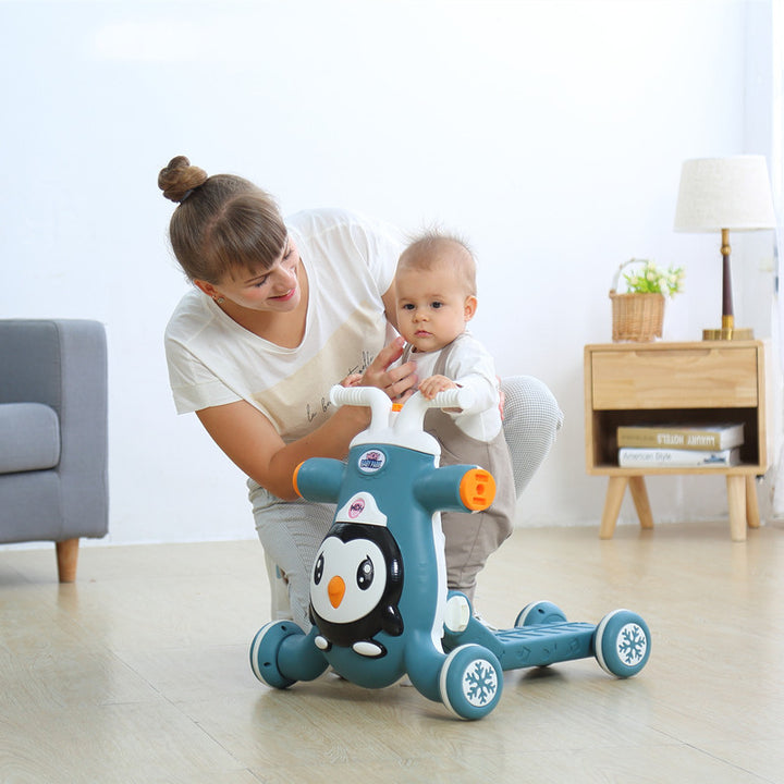 Anti-rollover anti-o-leg toy car