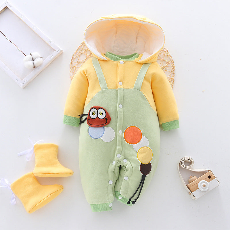 Baby onesies winter thickening