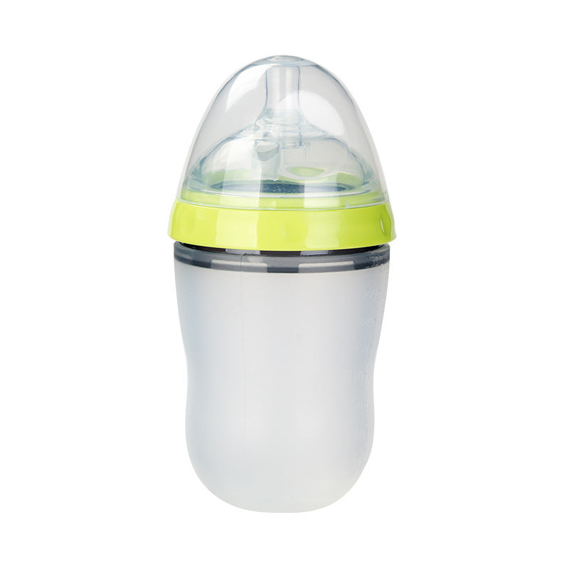 Breast Milk Silicone Baby Feeding Bottle Soft
