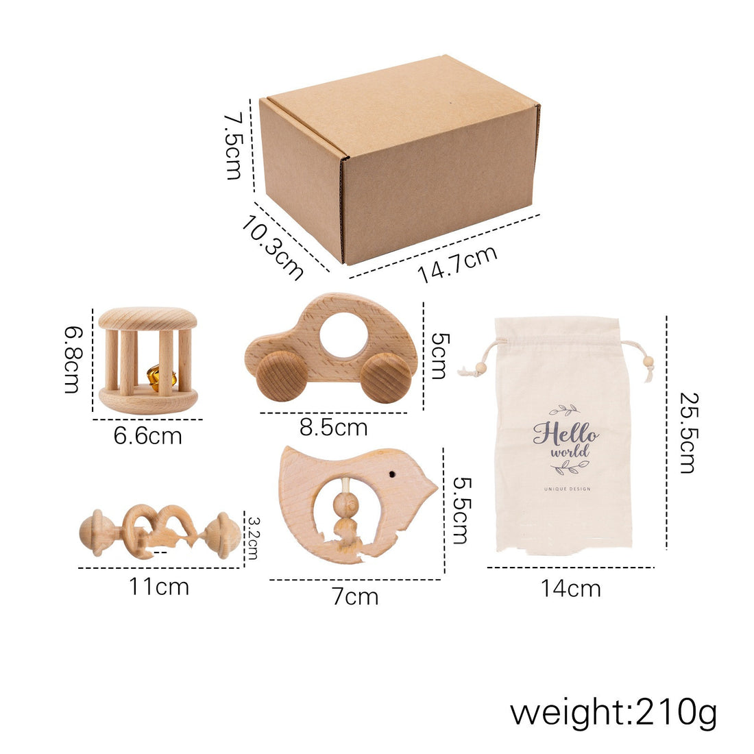 Baby Rattle Educational Toy Set