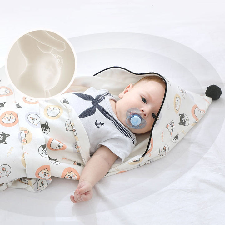 Baby Breathable Cotton Printed Swaddle