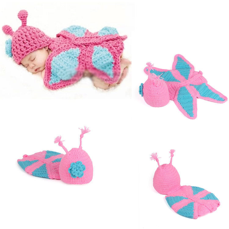 Cute Set Of Knitted Woolen Baby Children's Hats