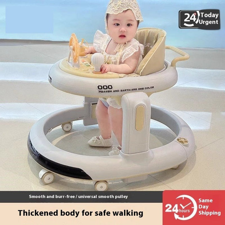 Baby Anti - rollover Walking Aid Baby Walker - Bright Cubb