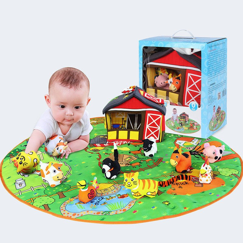 Baby Baby Play Blanket Early Education Animal - Bright Cubb