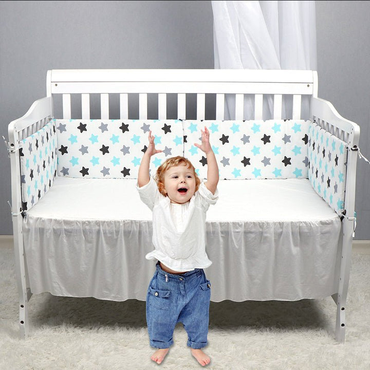 Baby Bed Thicken Bumper One - piece Crib - Bright Cubb
