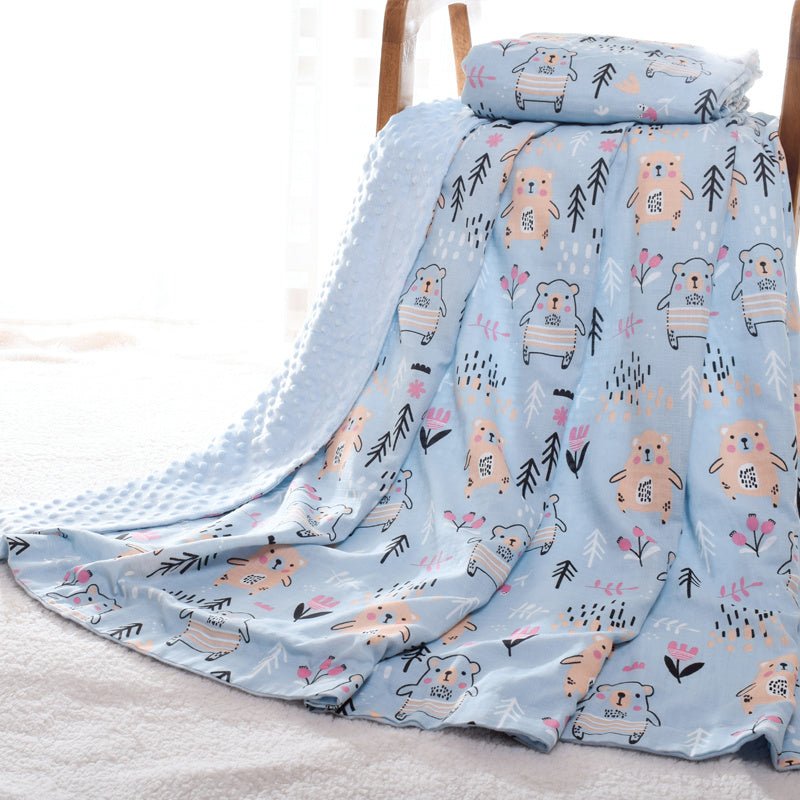 Baby blanket Doudou blanket - Bright Cubb