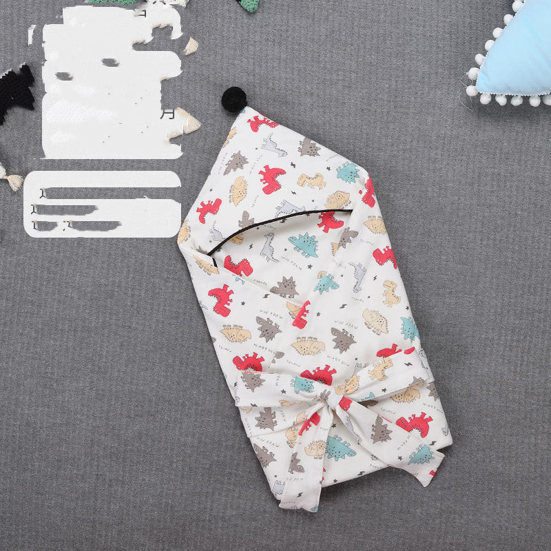 Baby Breathable Cotton Printed Swaddle - Bright Cubb