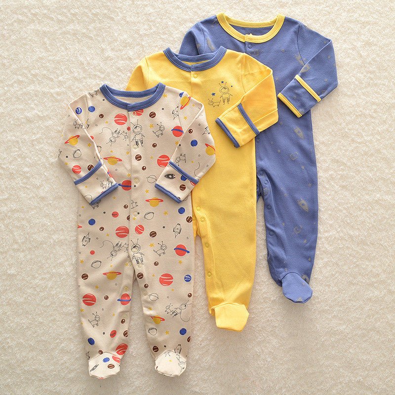 Baby crawling suit baby onesies - Bright Cubb