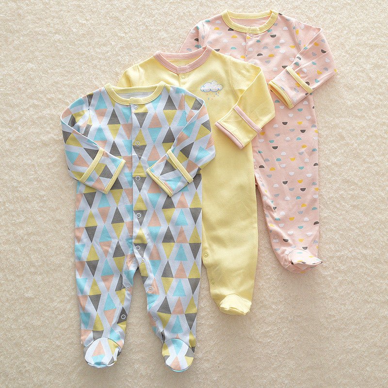 Baby crawling suit baby onesies - Bright Cubb