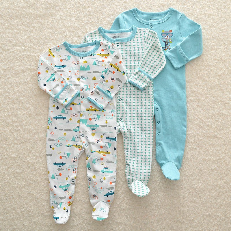 Baby crawling suit baby onesies - Bright Cubb