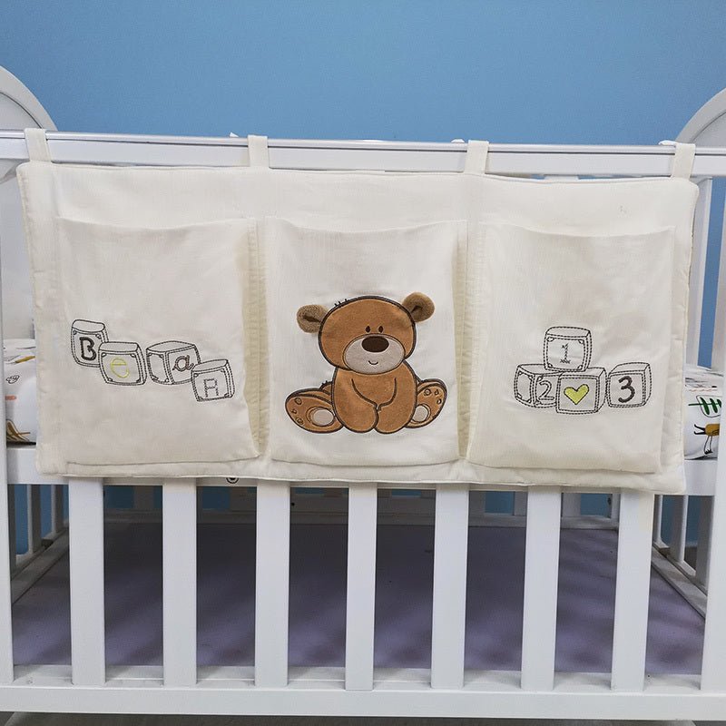 Baby crib cotton storage bag - Bright Cubb