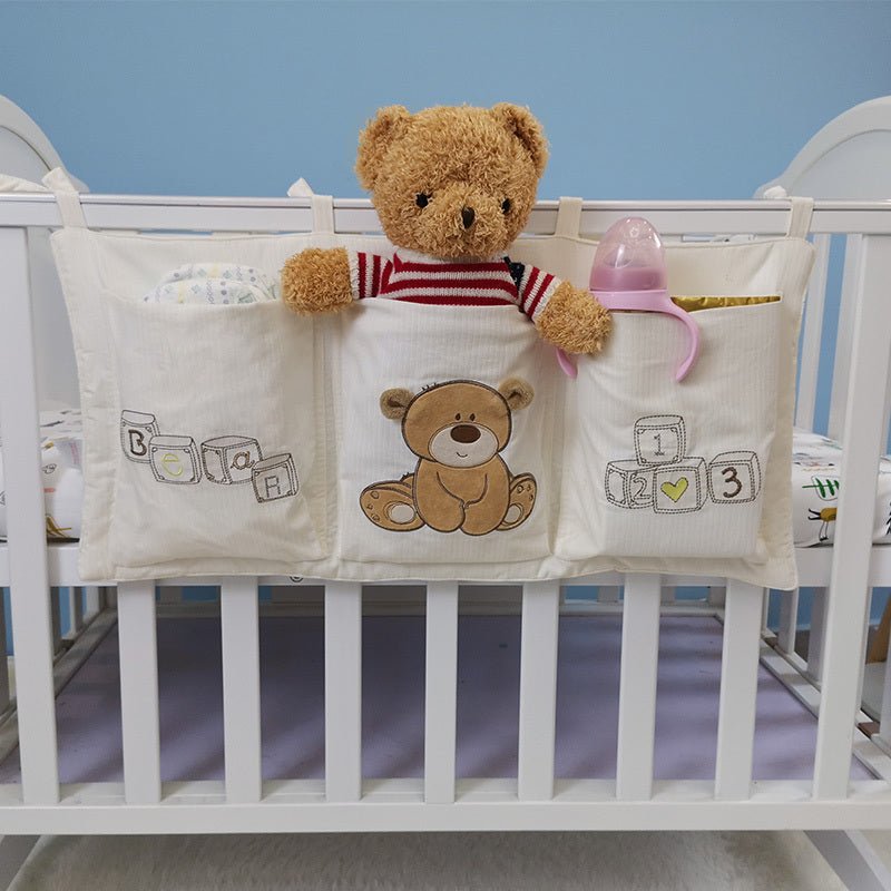 Baby crib cotton storage bag - Bright Cubb
