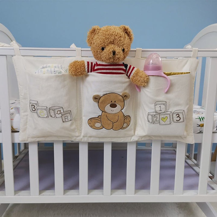 Baby crib cotton storage bag - Bright Cubb