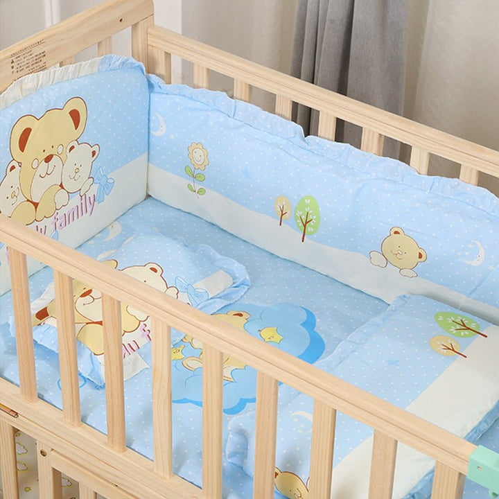 Baby Crib Kit Anti - collision Soft Bag - Bright Cubb