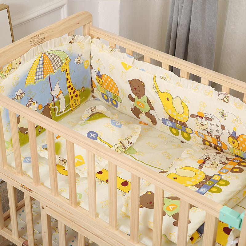 Baby Crib Kit Anti - collision Soft Bag - Bright Cubb