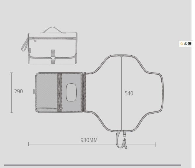 Baby Diaper Bag Travel - Bright Cubb