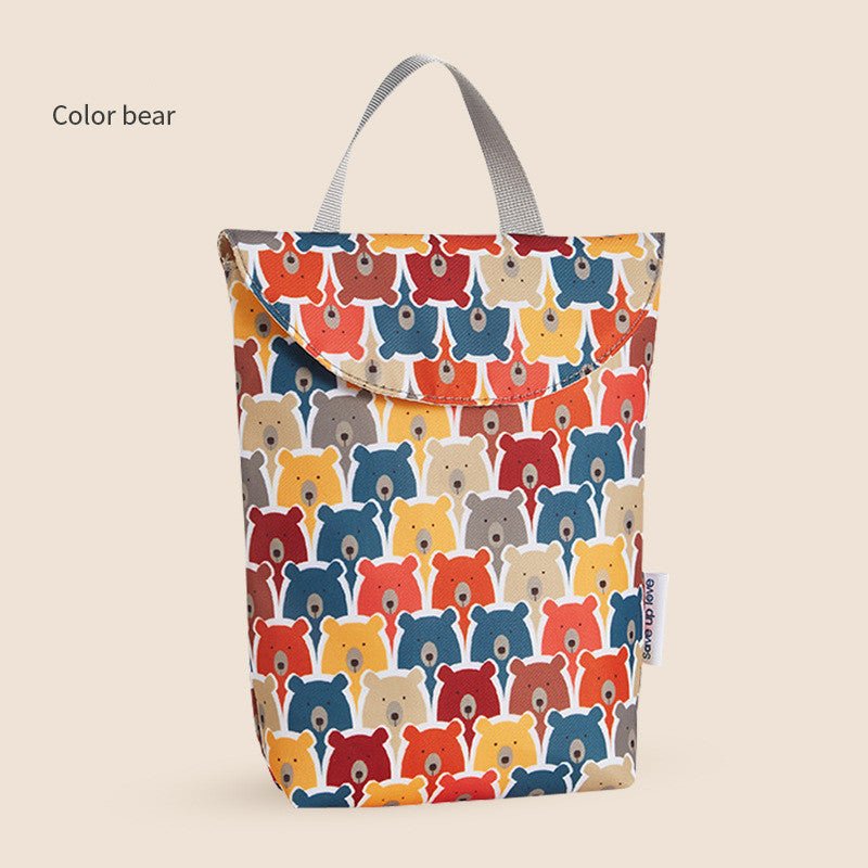 Baby diaper storage bag - Bright Cubb