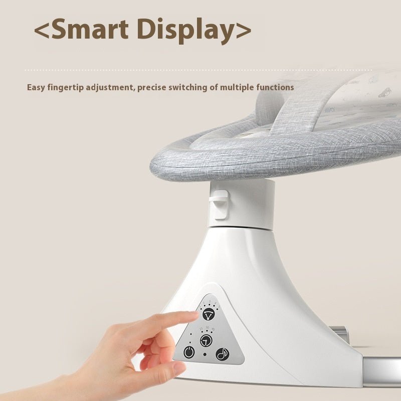 Baby Electric Rocking Chair With Baby Sleeping - Bright Cubb