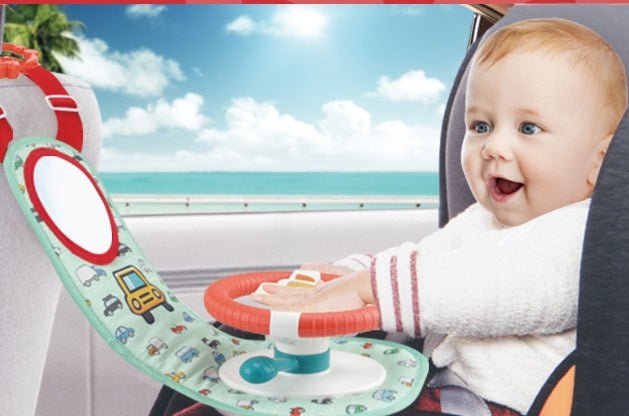 Baby Electric Simulation Steering Wheel Toy - Bright Cubb