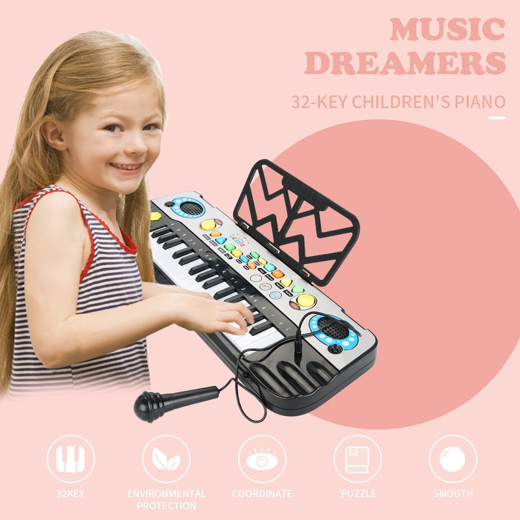 Baby Electronic Piano Educational Toy - Bright Cubb