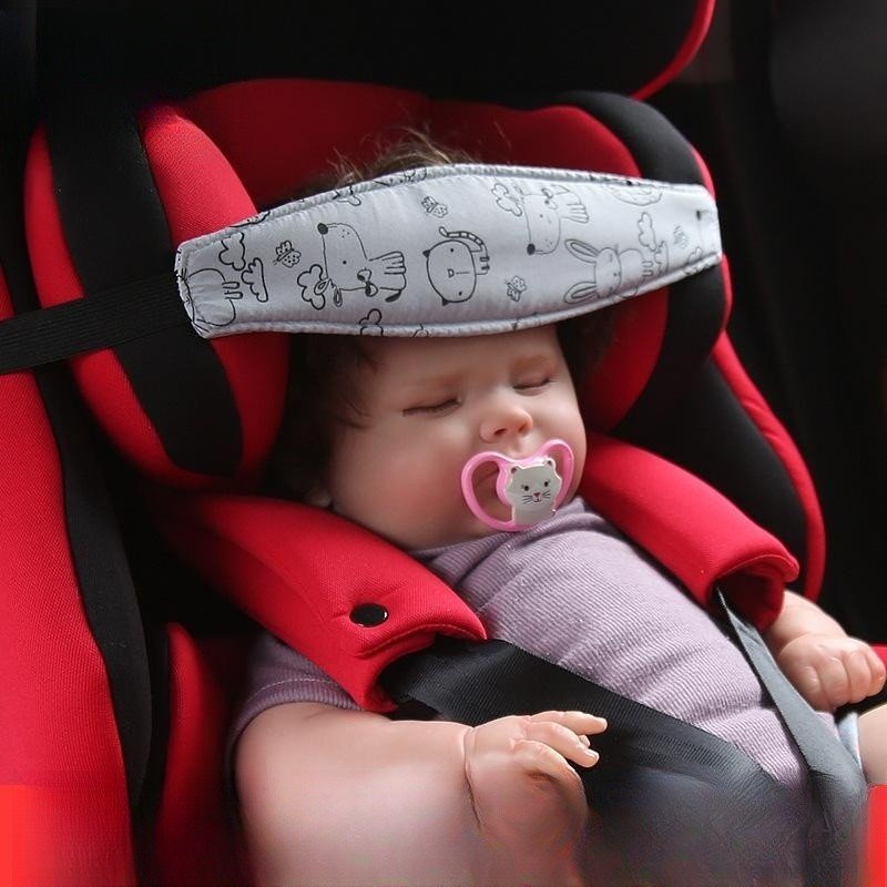 Baby Fixed Head Band Children's Car Seat Head - Bright Cubb