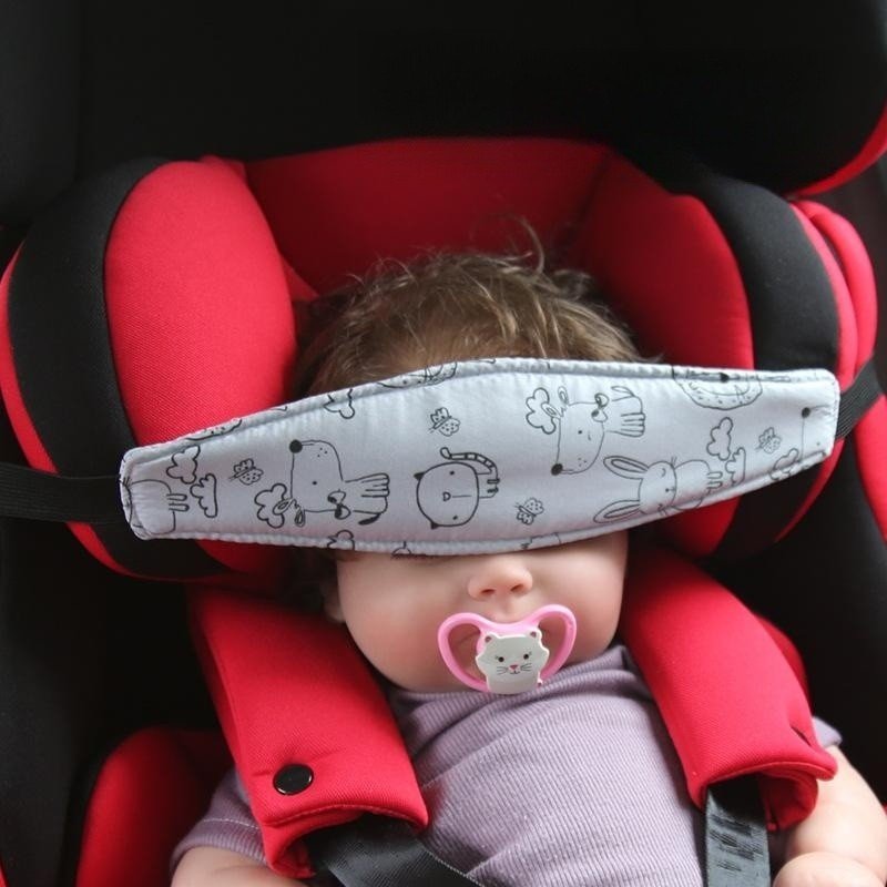 Baby Fixed Head Band Children's Car Seat Head - Bright Cubb