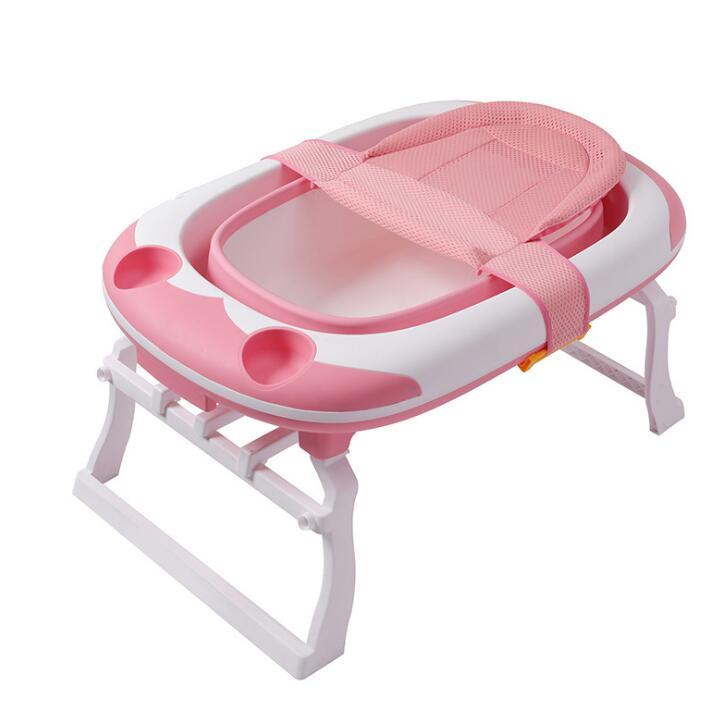 Baby folding tub large can sit thick bath tub - Bright Cubb