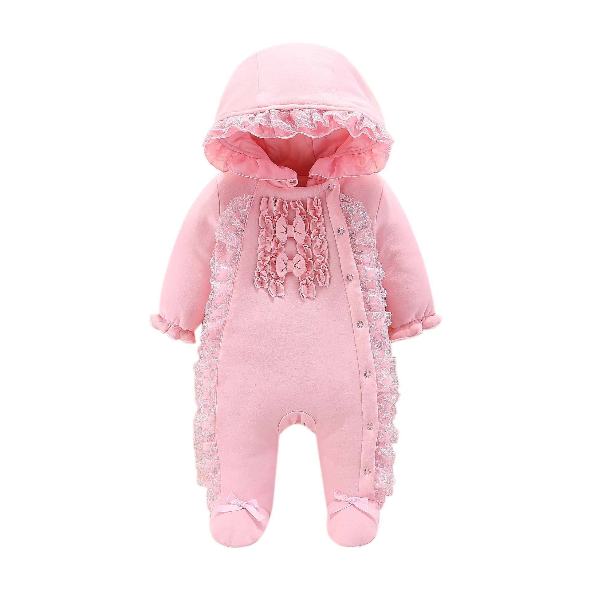 Baby hooded romper - Bright Cubb