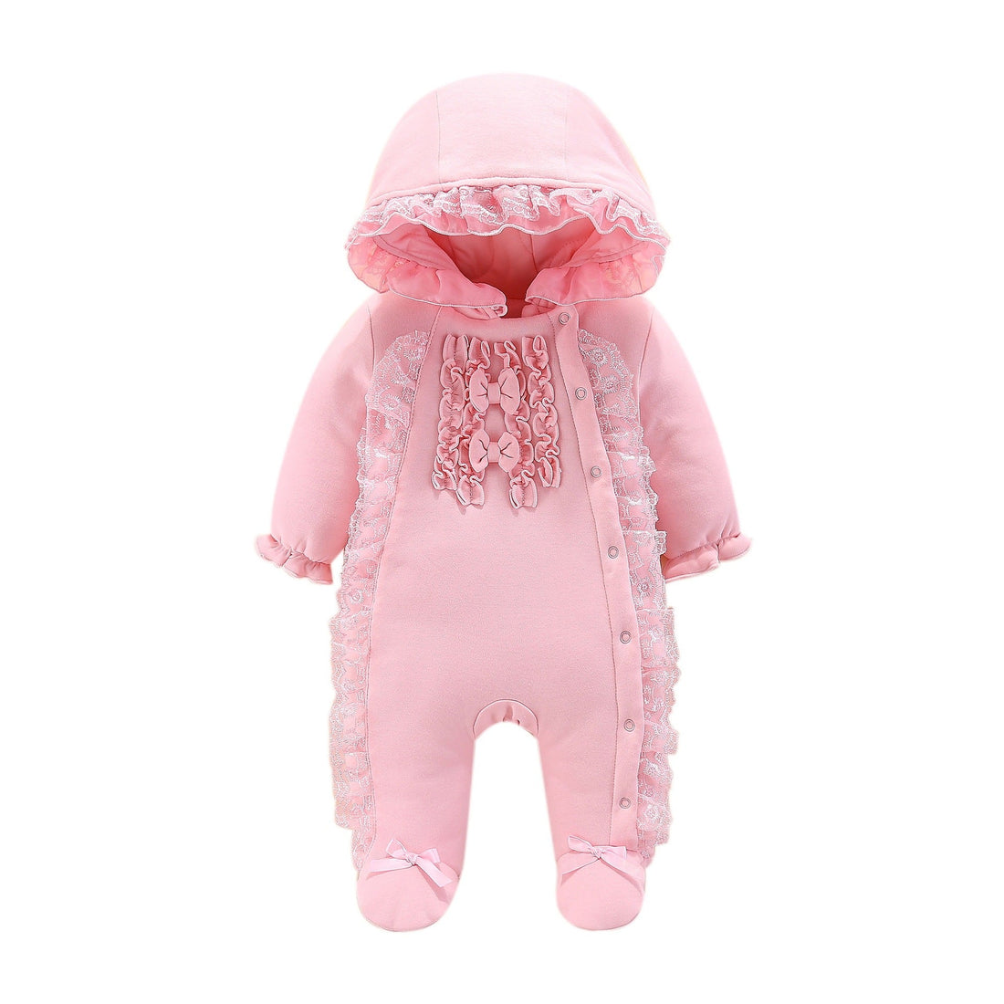Baby hooded romper - Bright Cubb