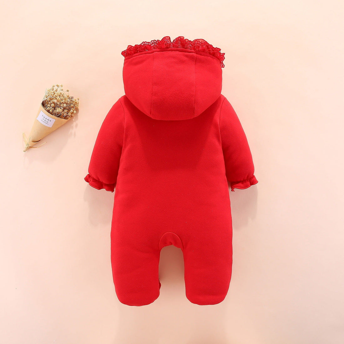Baby hooded romper - Bright Cubb
