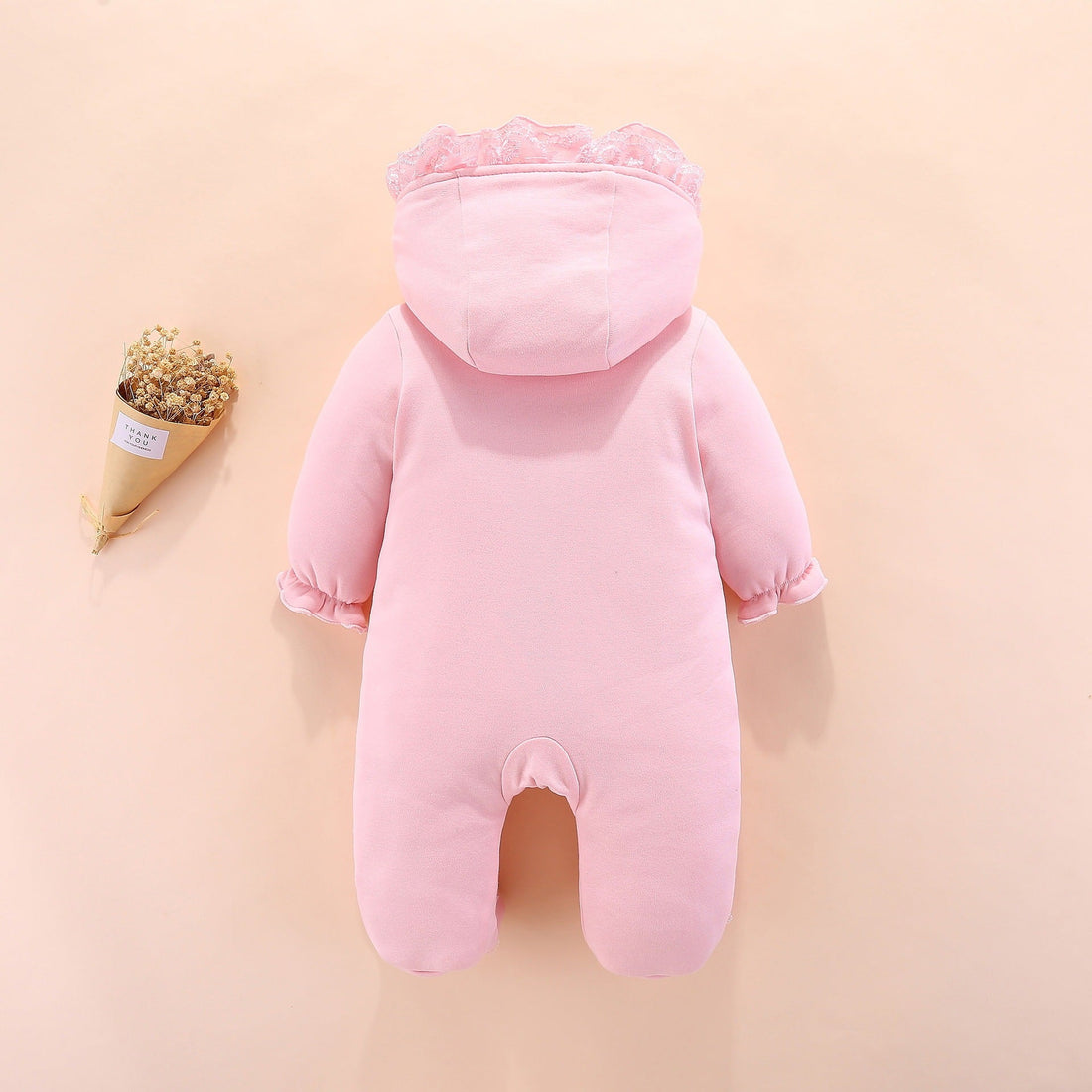 Baby hooded romper - Bright Cubb