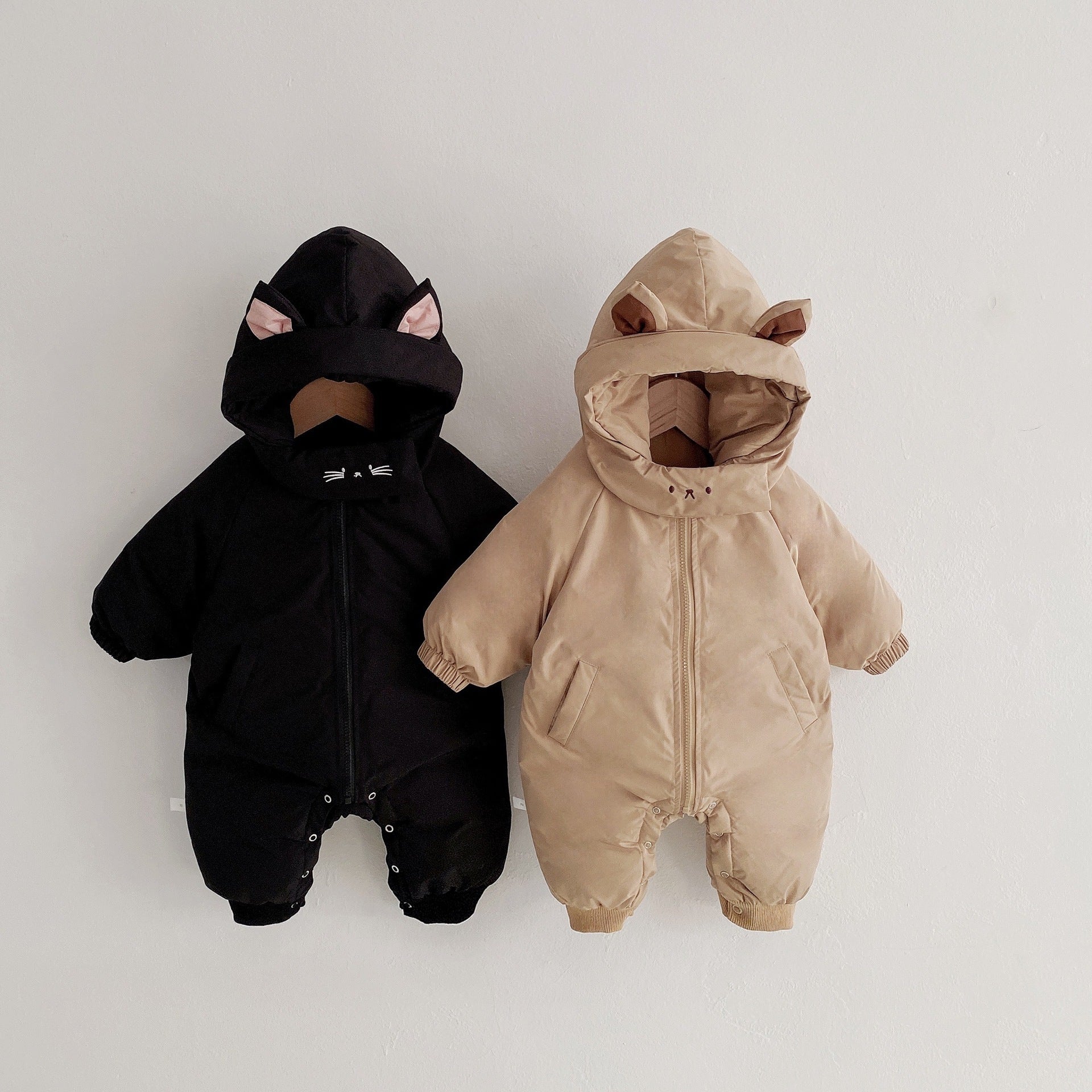 Baby Jumpsuit Baby Thick Winter Clothes - Bright Cubb